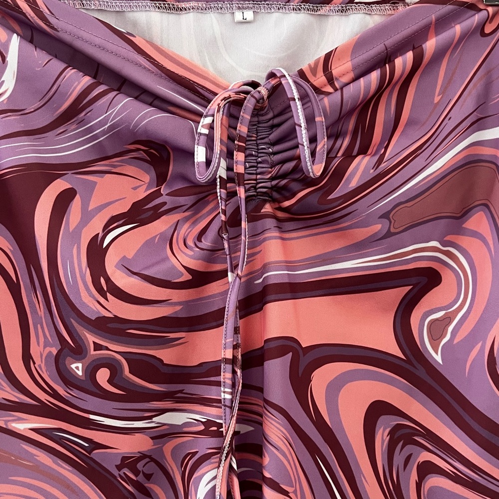Abstract Ruche Skirt - Picture 2 of 2